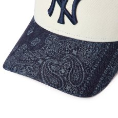 画像9: NEW ERA / 9FORTY A-Frame トラッカー Laser Burn Out Denim ニューヨーク・ヤンキース (9)