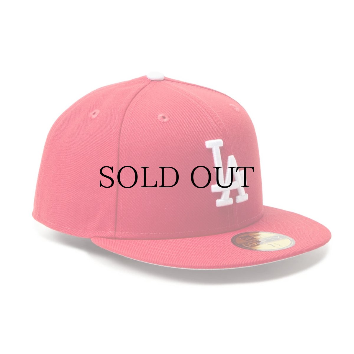 画像2: NEW ERA / 59FIFTY MLB Scarlet ロサンゼルス・ドジャース (2)