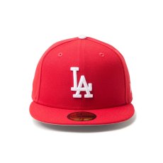 画像3: NEW ERA / 59FIFTY MLB Scarlet ロサンゼルス・ドジャース (3)
