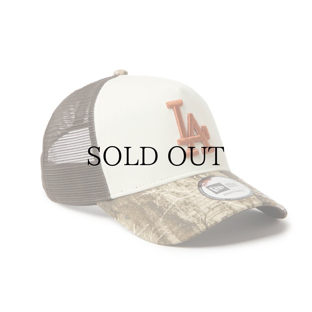 画像3: NEW ERA / 9FORTY A-Frame トラッカー MLB Real Tree Camo ロサンゼルス・ドジャース (3)