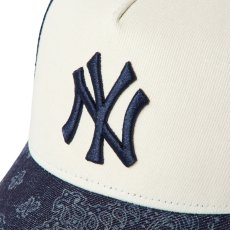 画像8: NEW ERA / 9FORTY A-Frame トラッカー Laser Burn Out Denim ニューヨーク・ヤンキース (8)