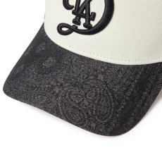 画像9: NEW ERA / 9FORTY A-Frame トラッカー Laser Burn Out Denim ロサンゼルス・ドジャース シティーコネクトロゴ (9)