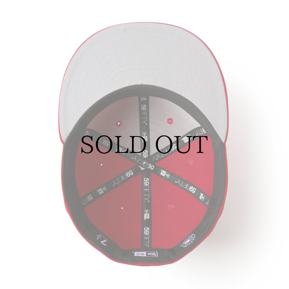 画像7: NEW ERA / 59FIFTY MLB Scarlet ニューヨーク・ヤンキース (7)