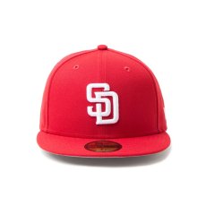 画像2: NEW ERA / 59FIFTY MLB Scarlet サンディエゴ・パドレス (2)