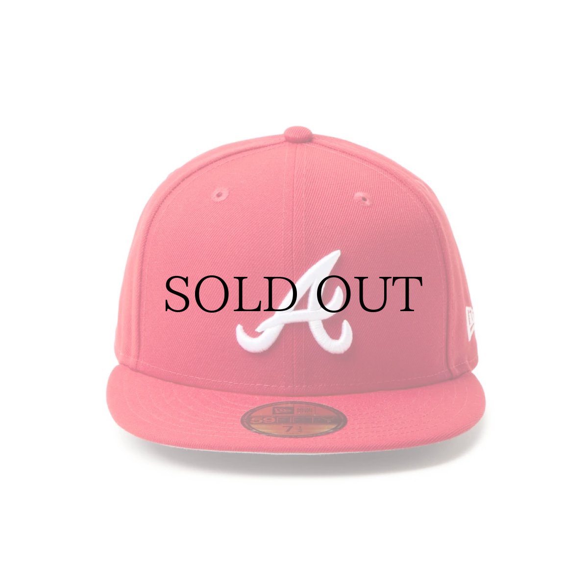 画像2: NEW ERA / 59FIFTY MLB Scarlet アトランタ・ブレーブス (2)