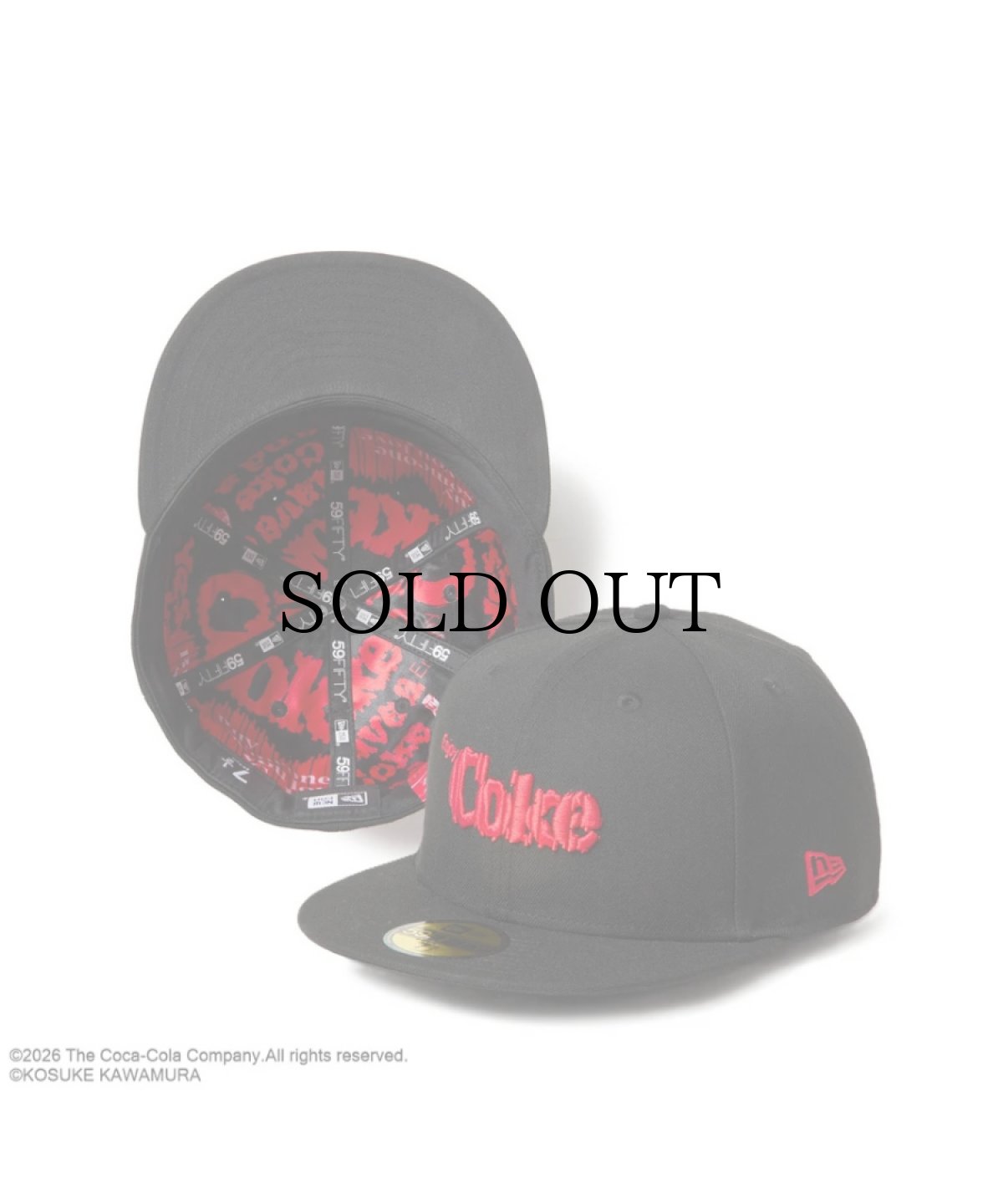 画像1: NEW ERA / 59FIFTY Coca-Cola designed by Kosuke Kawamura コカ・コーラ (1)
