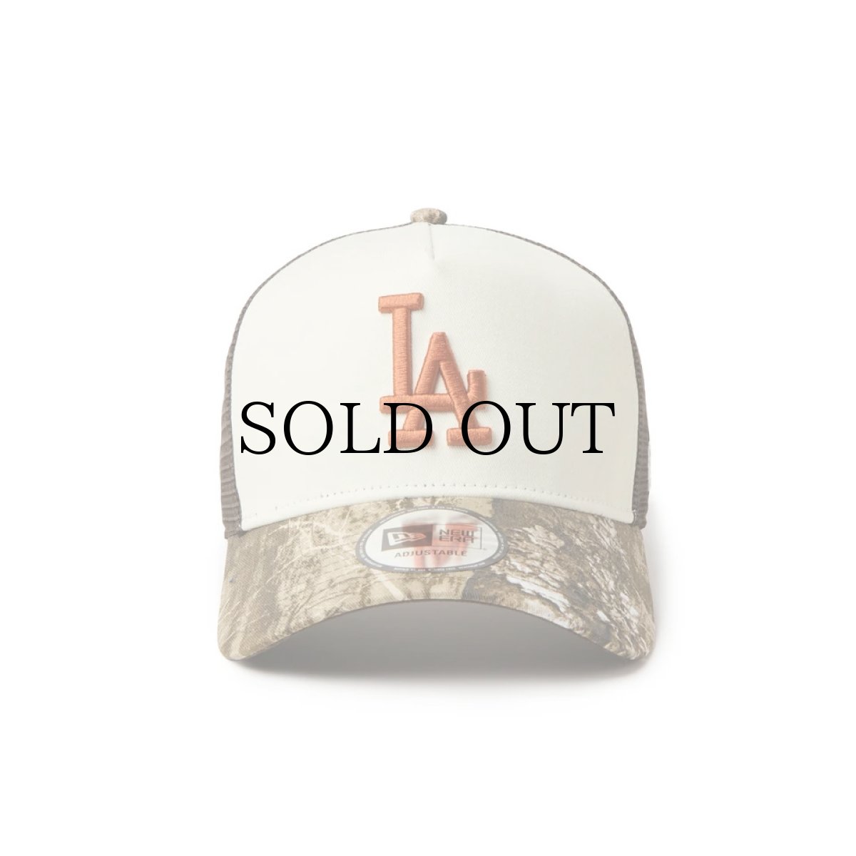 画像2: NEW ERA / 9FORTY A-Frame トラッカー MLB Real Tree Camo ロサンゼルス・ドジャース (2)