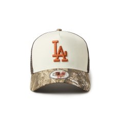 画像2: NEW ERA / 9FORTY A-Frame トラッカー MLB Real Tree Camo ロサンゼルス・ドジャース (2)