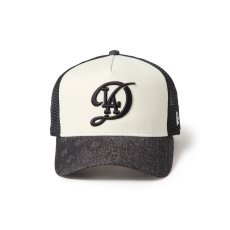 画像2: NEW ERA / 9FORTY A-Frame トラッカー Laser Burn Out Denim ロサンゼルス・ドジャース シティーコネクトロゴ (2)