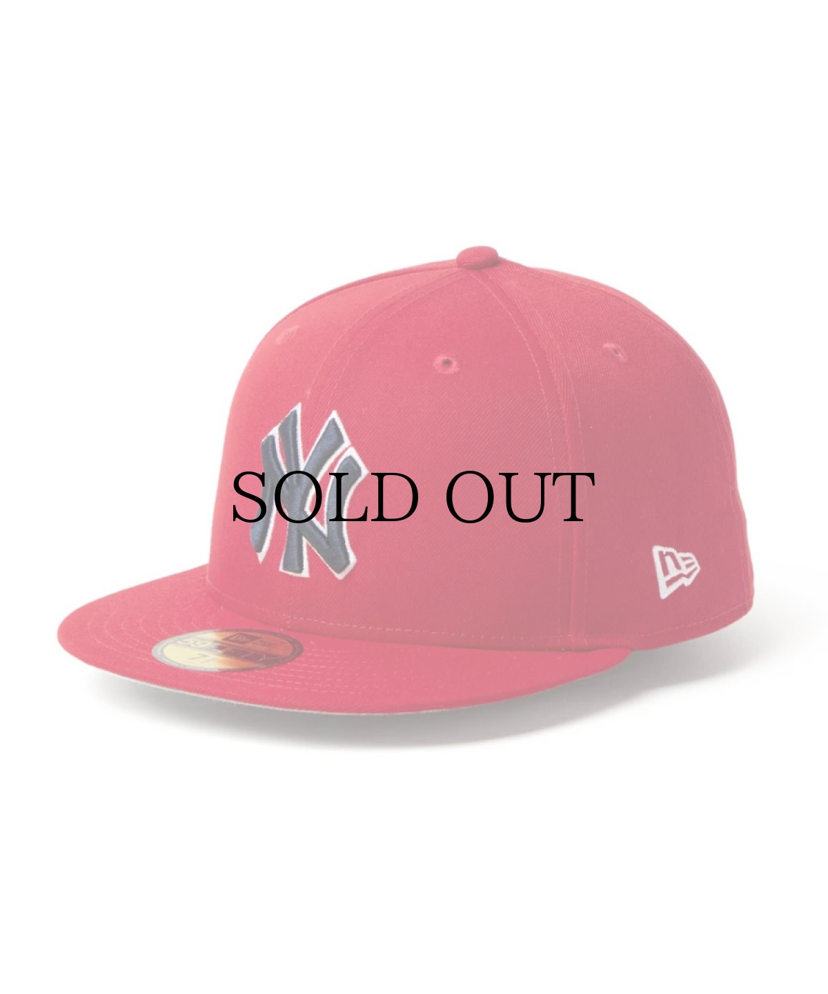 画像1: NEW ERA / 59FIFTY MLB Scarlet ニューヨーク・ヤンキース (1)