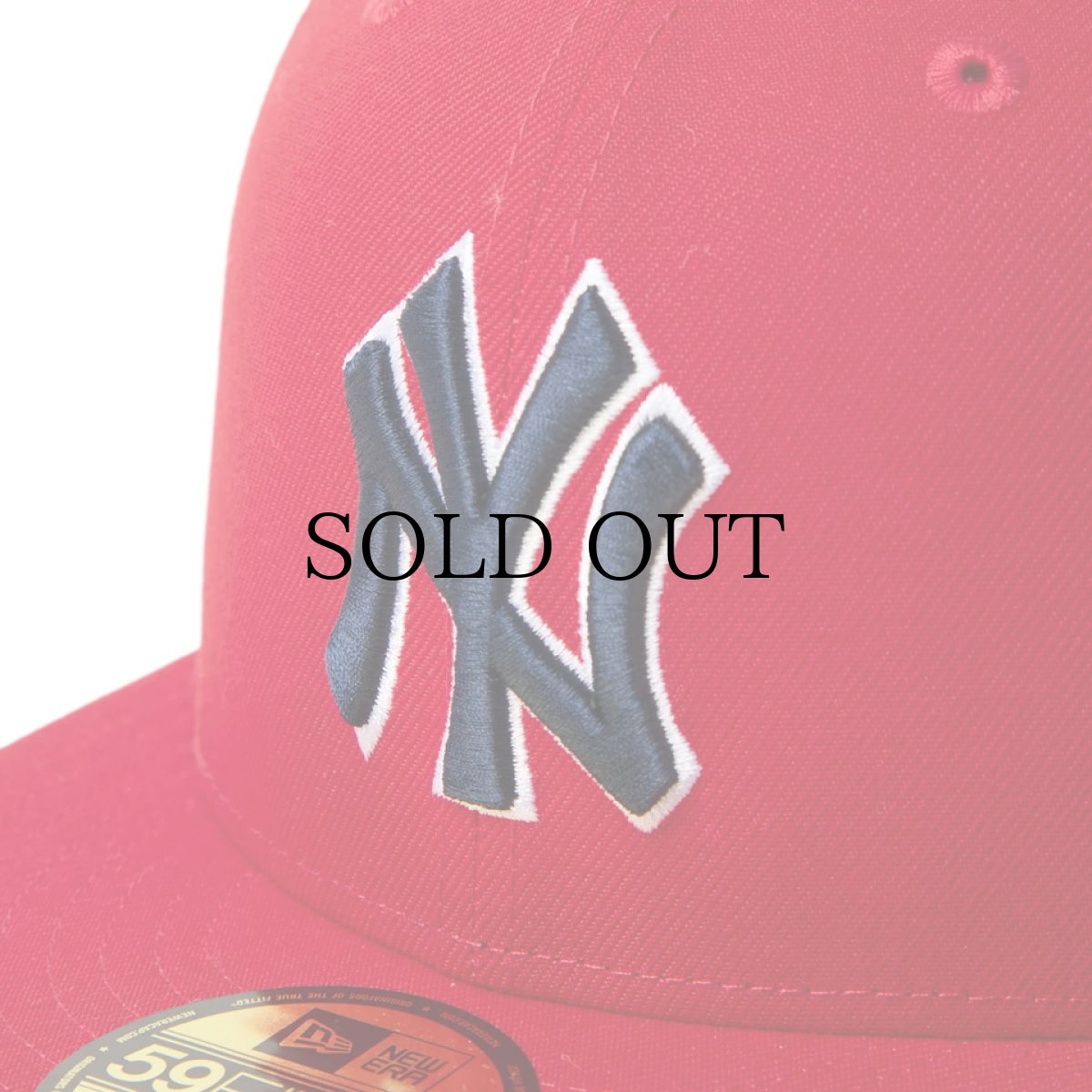 画像8: NEW ERA / 59FIFTY MLB Scarlet ニューヨーク・ヤンキース (8)