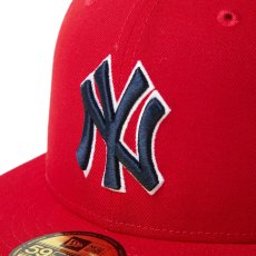画像8: NEW ERA / 59FIFTY MLB Scarlet ニューヨーク・ヤンキース (8)