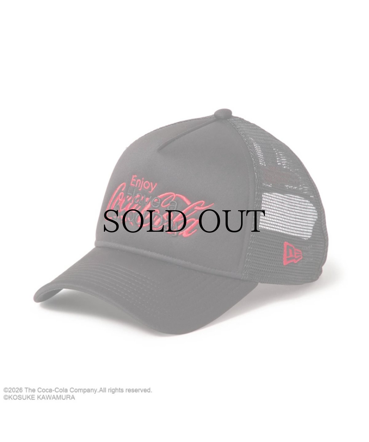 画像1: NEW ERA / 9FORTY A-Frame トラッカー Coca-Cola designed by Kosuke Kawamura コカ・コーラ (1)