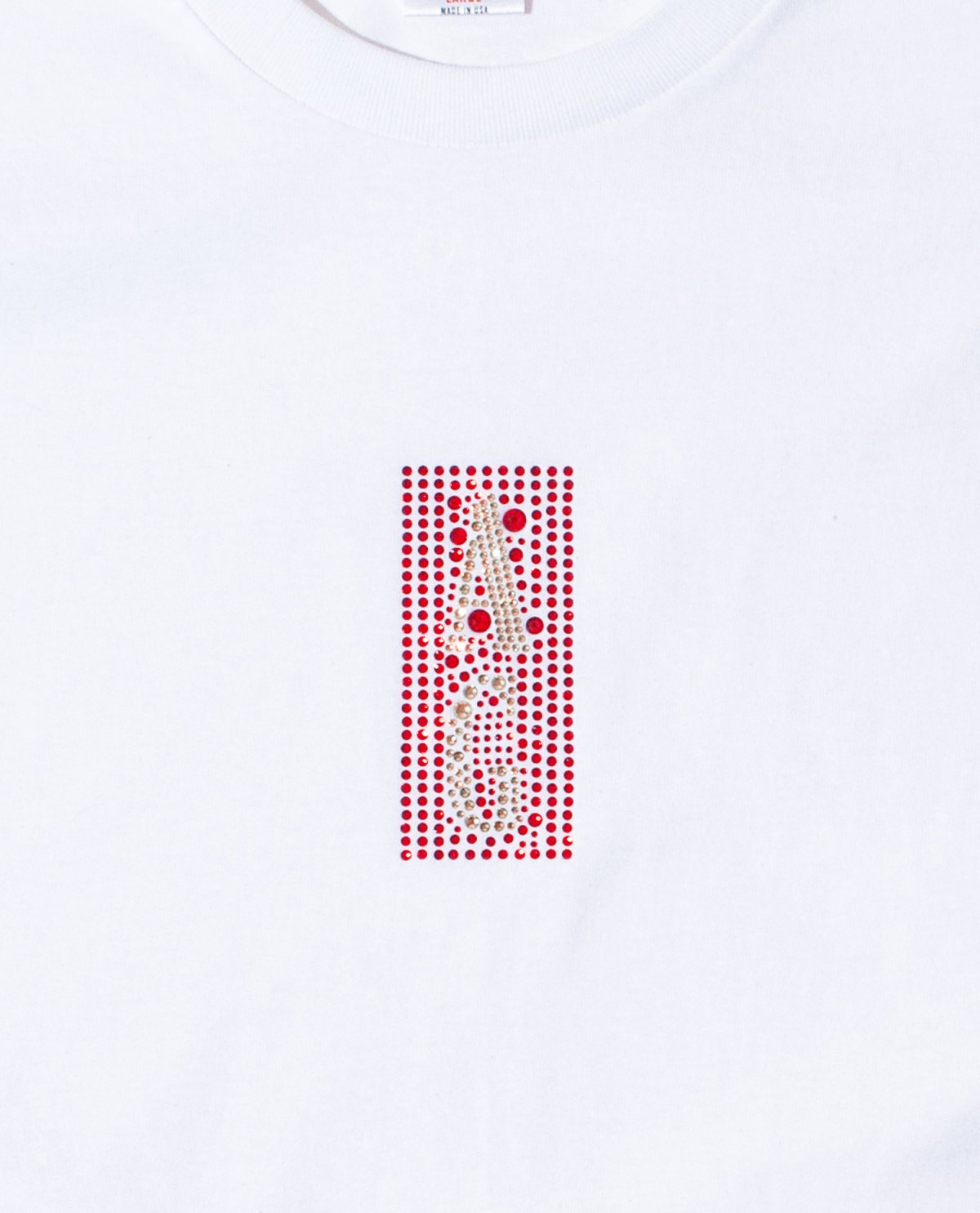 画像4: ACAPULCO GOLD(アカプルコゴールド) / RHINESTONE TAB LOGO TEE (4)