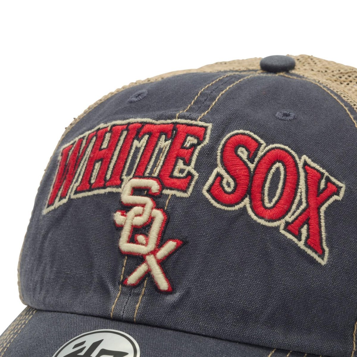 画像8: '47(フォーティーセブン) / '47 クリーンナップ シカゴ・ホワイトソックス COOPERSTOWN メッシュ ビンテージネイビー (8)