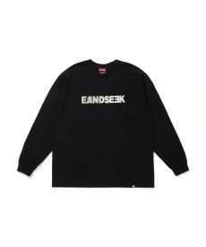 画像1: HIDEANDSEEK(ハイドアンドシーク) / E-Logo L/S Tee (1)