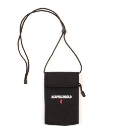 画像3: ACAPULCO GOLD(アカプルコゴールド) / BLACK LABEL LOGO RECYCLED PHONE BAG (3)
