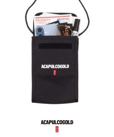 画像10: ACAPULCO GOLD(アカプルコゴールド) / BLACK LABEL LOGO RECYCLED PHONE BAG (10)
