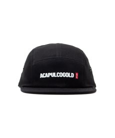 画像1: ACAPULCO GOLD(アカプルコゴールド) / BLACK LABEL LOGO CAMP CAP (1)