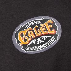 画像8: CALEE(キャリー) / VINTAGE TYPE SIGNBOARD L/S TEE ＜NATURALLY PAINT DESIGN＞ (8)