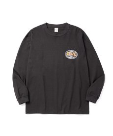 画像1: CALEE(キャリー) / VINTAGE TYPE SIGNBOARD L/S TEE ＜NATURALLY PAINT DESIGN＞ (1)