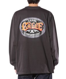 画像11: CALEE(キャリー) / VINTAGE TYPE SIGNBOARD L/S TEE ＜NATURALLY PAINT DESIGN＞ (11)