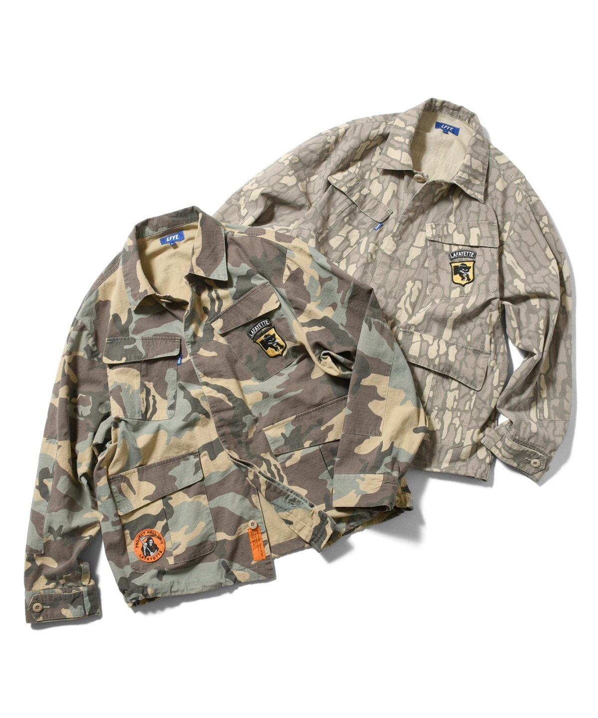 画像1: LFYT(ラファイエット) / WASHED RIPSTOP FIELD SHIRT (1)