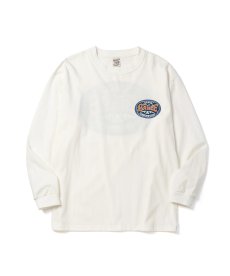 画像3: CALEE(キャリー) / VINTAGE TYPE SIGNBOARD L/S TEE ＜NATURALLY PAINT DESIGN＞ (3)