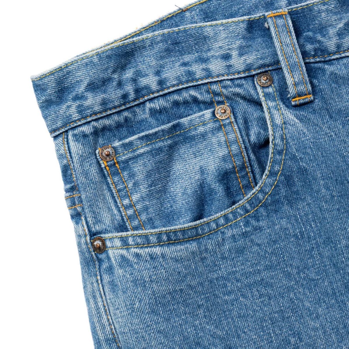 画像6: CALEE(キャリー) / VINTAGE REPRODUCT TAPERED DENIM PANTS＜USED＞ (6)