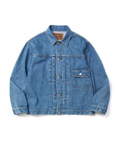 画像2: CALEE(キャリー) / 1st TYPE DENIM JACKET ＜USED＞ (2)