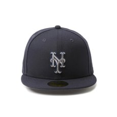 画像2: NEW ERA / 59FIFTY MLB Metallic Pewter ニューヨーク・メッツ (2)