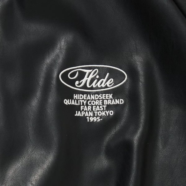 HIDEANDSEEK(ハイドアンドシーク)ジャケット Track Jacket(PU Leather