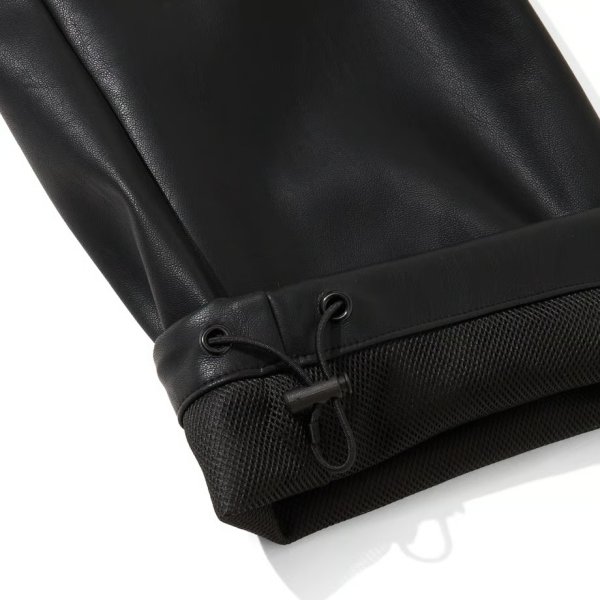 HIDEANDSEEK(ハイドアンドシーク) ワークパンツ Track Pant(PU Leather