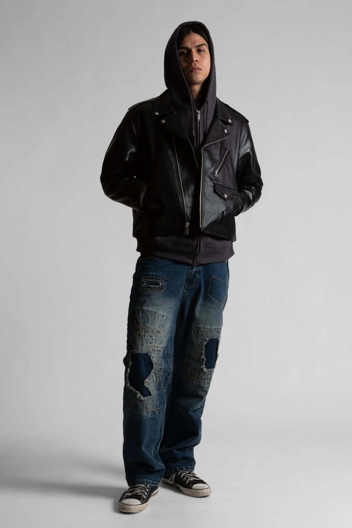 画像2: WASTED PARIS /  TAUNT BIKER JACKET (2)