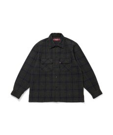 画像1: HIDEANDSEEK(ハイドアンドシーク) / Wool CPO L/S Shirt(26aw) (1)