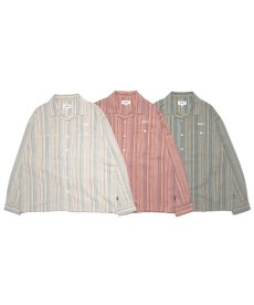 画像1: HAIGHT / MULTI CLR STRIPE SHIRT (1)