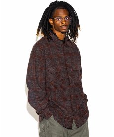 画像6: HIDEANDSEEK(ハイドアンドシーク) / Wool CPO L/S Shirt(26aw) (6)
