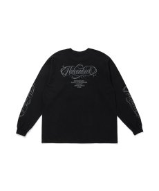 画像1: HIDEANDSEEK(ハイドアンドシーク) / Calligraphy L/S Tee(26aw) (1)