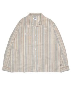 画像2: HAIGHT / MULTI CLR STRIPE SHIRT (2)