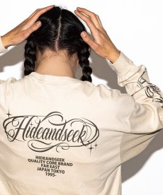 画像8: HIDEANDSEEK(ハイドアンドシーク) / Calligraphy L/S Tee(26aw) (8)