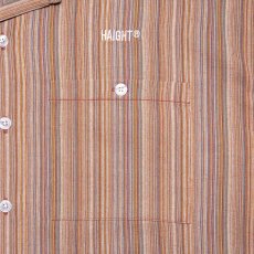 画像13: HAIGHT / MULTI CLR STRIPE SHIRT (13)