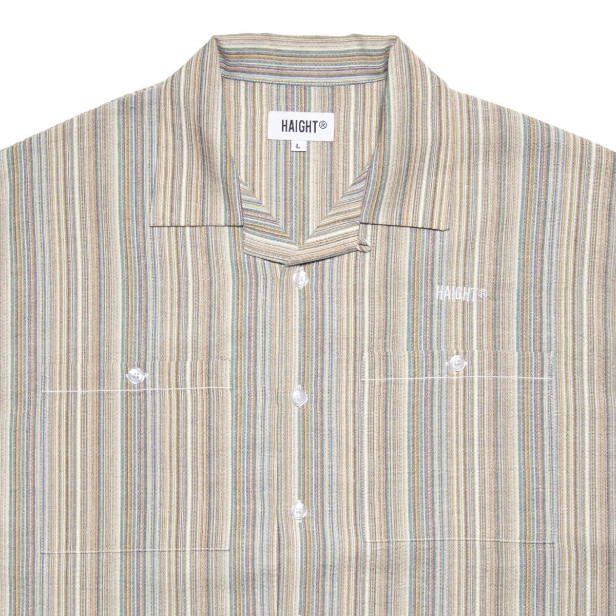 画像8: HAIGHT / MULTI CLR STRIPE SHIRT (8)