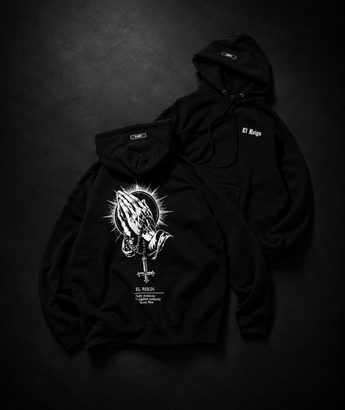 画像1: EL REIGN(エルレイン) / PRAYER FOR RUIN HOODIE (1)