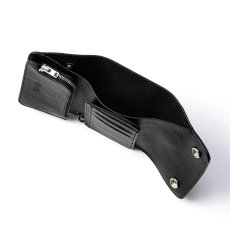 画像7: CALEE(キャリー) / ROUND STUDS LEATHER FLAP HALF WALLET (7)