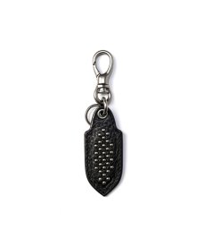 画像1: CALEE(キャリー) / ROUND STUDS LEATHER KEY RING ＜TYPE A＞ (1)