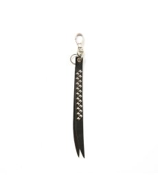 画像1: CALEE(キャリー) / STUDS LEATHER SHORT KEY RING (1)