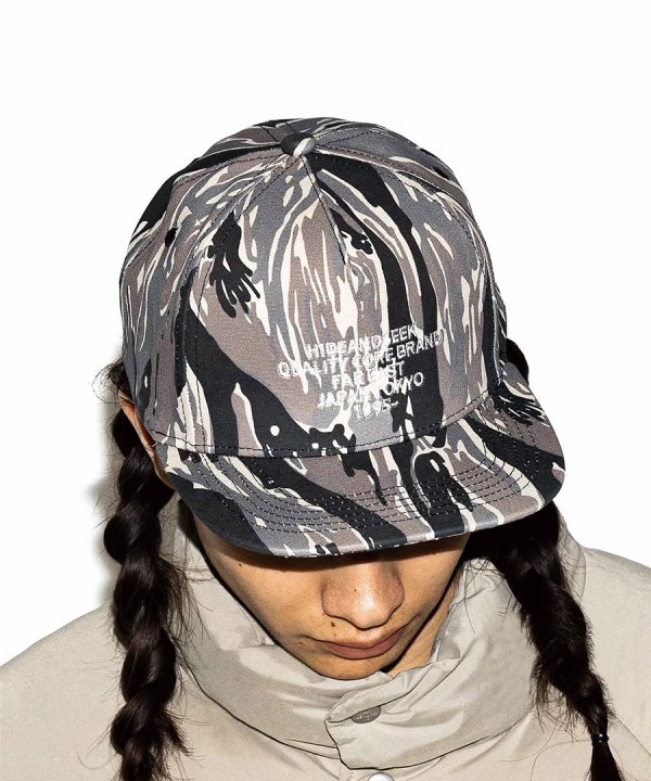 HIDEANDSEEK(ハイドアンドシーク) キャップ Camo CAP(26aw) HG-091126