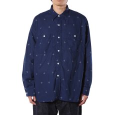画像10: CALEE(キャリー) / CROSS PATTERN BANDANA CLOTH SH (10)