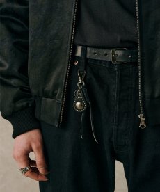 画像4: CALEE(キャリー) / STUDS LEATHER CHARM KEY RING (4)