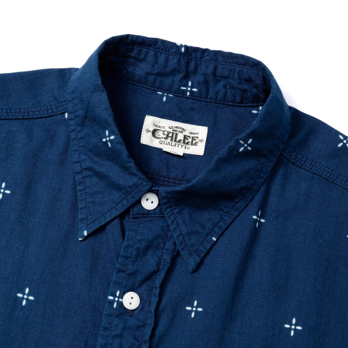 画像4: CALEE(キャリー) / CROSS PATTERN BANDANA CLOTH SH (4)
